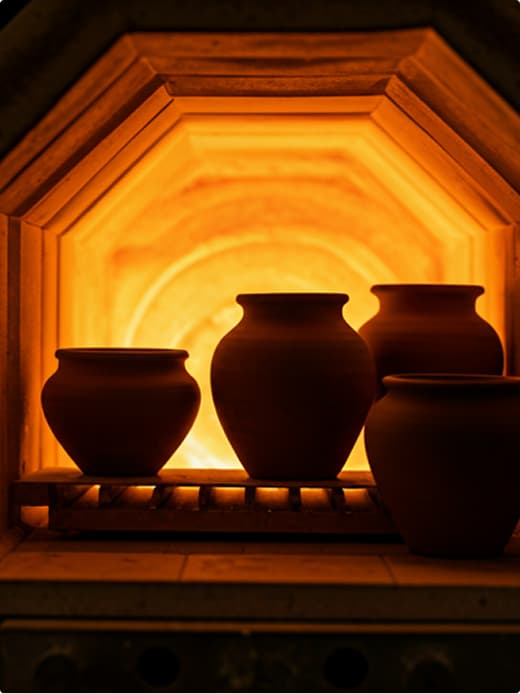 Kiln reduction firing